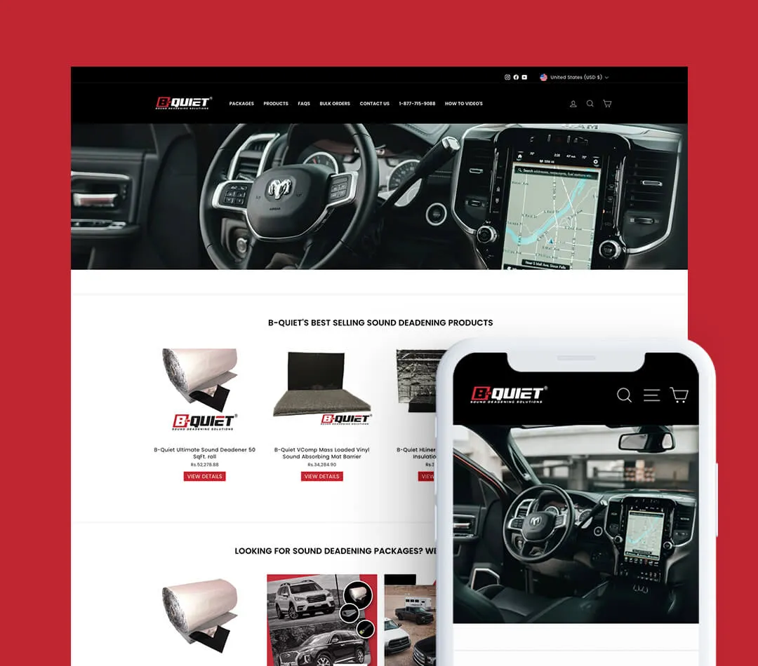 B-Quiet: Sound Deadening Solution project preview