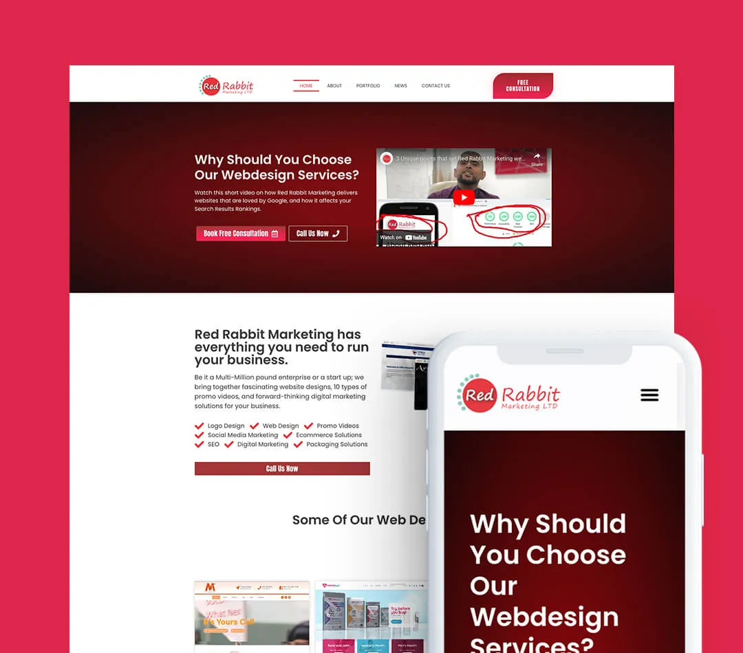 Red Rabbit Marketing project preview